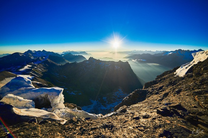 Ascension et nuit sur le mont Buet 3100 mètres