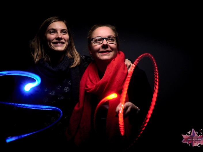 Light Painting pour sida sos a Namur