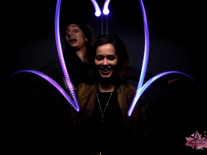 Light Painting pour sida sos a Namur