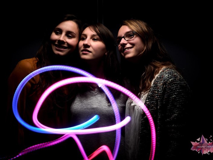 Light Painting pour sida sos a Namur