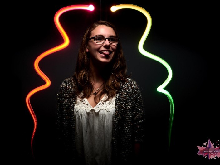 Light Painting pour sida sos a Namur