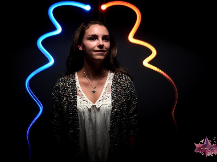 Light Painting pour sida sos a Namur