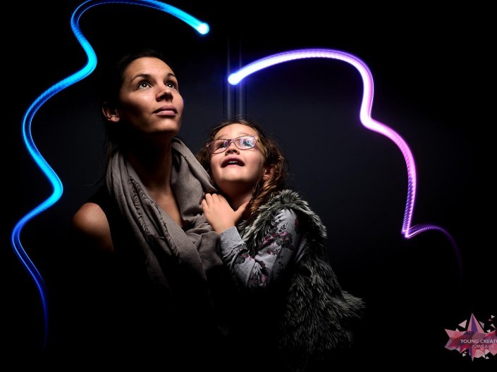 Light Painting pour sida sos a Namur