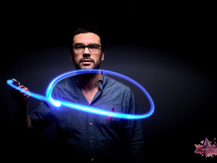 Light Painting pour sida sos a Namur