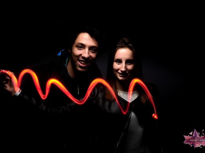 Light Painting pour sida sos a Namur