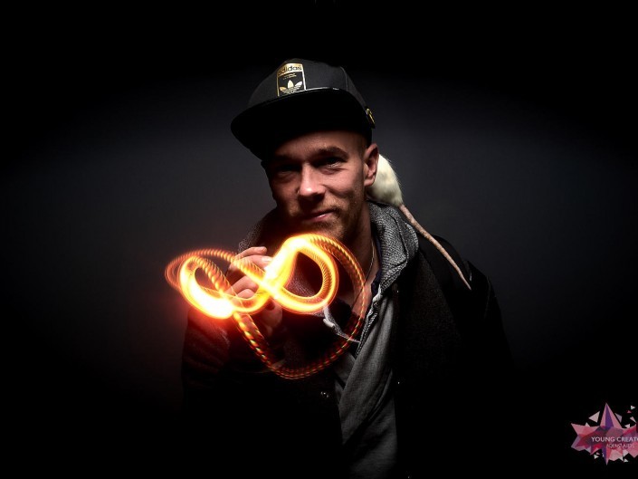 Light Painting pour sida sos a Namur