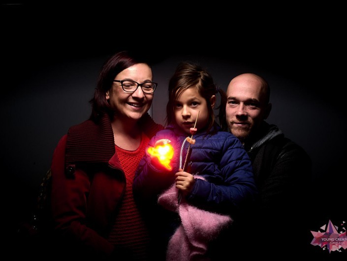 Light Painting pour sida sos a Namur