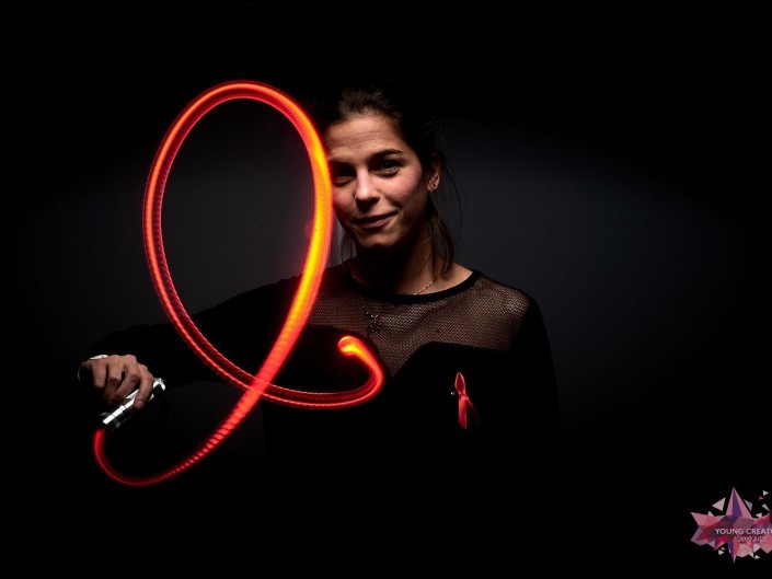 Light Painting pour sida sos a Namur