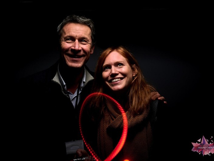 Light Painting pour sida sos a Namur