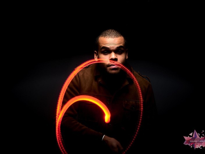 Light Painting pour sida sos a Namur