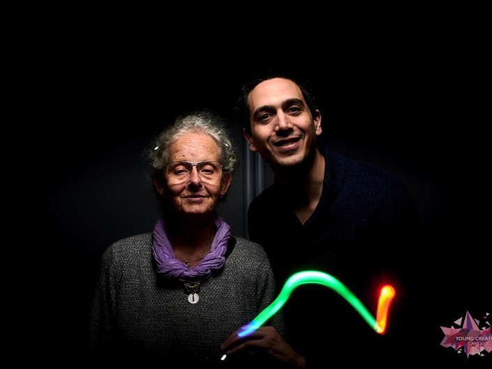 Light Painting pour sida sos a Namur