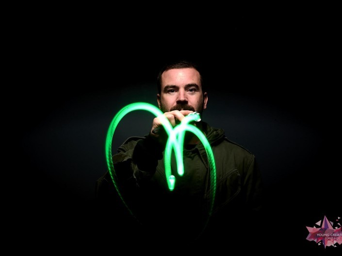 Light Painting pour sida sos a Namur