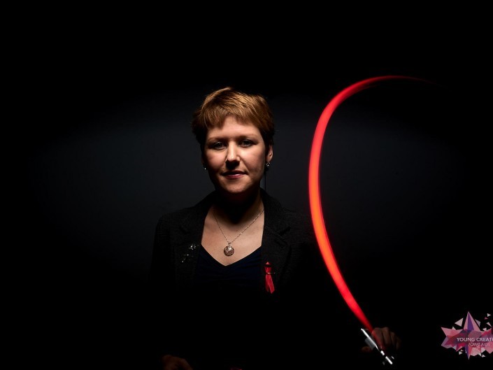 Light Painting pour sida sos a Namur