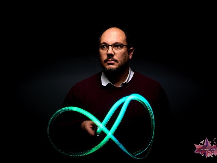Light Painting pour sida sos a Namur