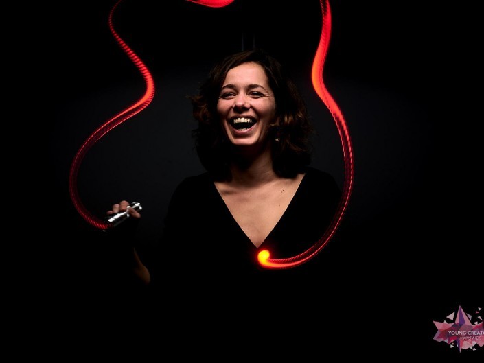 Light Painting pour sida sos a Namur