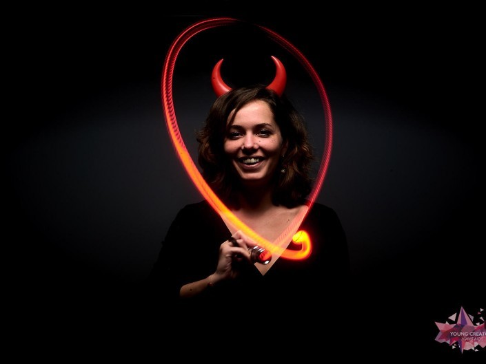 Light Painting pour sida sos a Namur