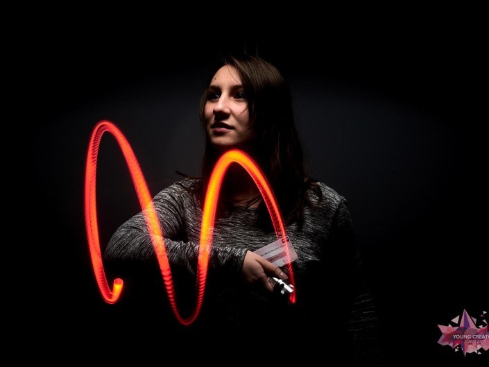 Light Painting pour sida sos a Namur