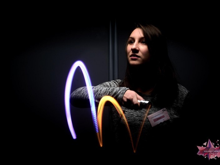 Light Painting pour sida sos a Namur