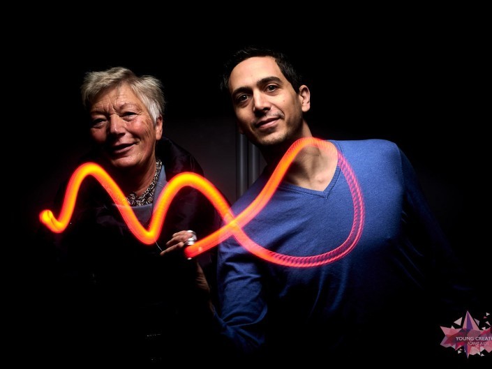 Light Painting pour sida sos a Namur