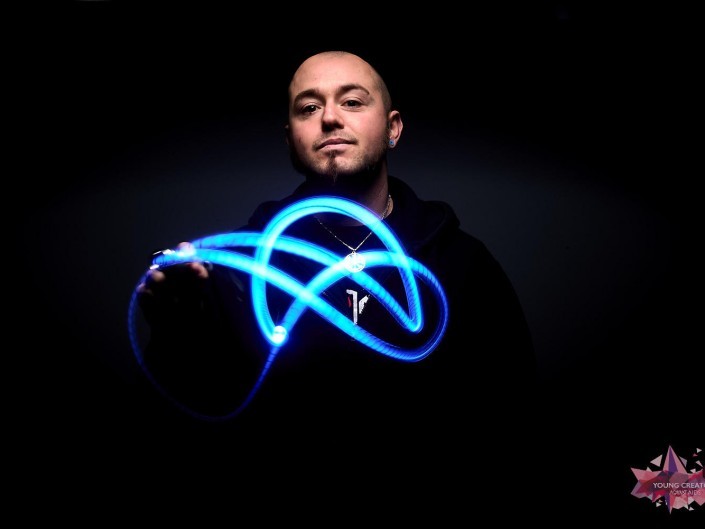 Light Painting pour sida sos a Namur