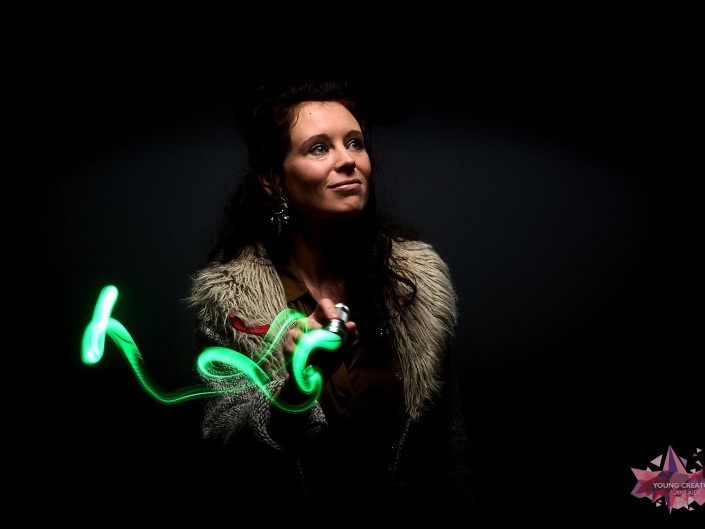 Light Painting pour sida sos a Namur