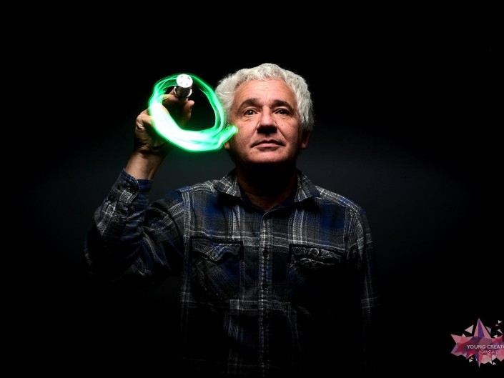 Light Painting pour sida sos a Namur