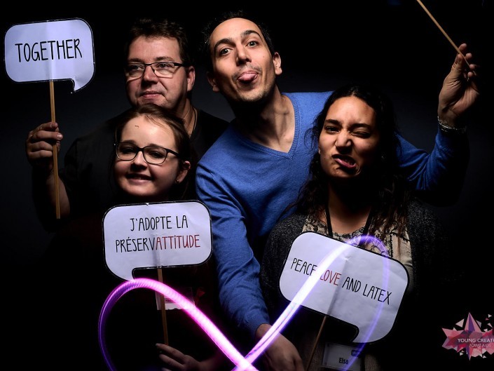 Light Painting pour sida sos a Namur