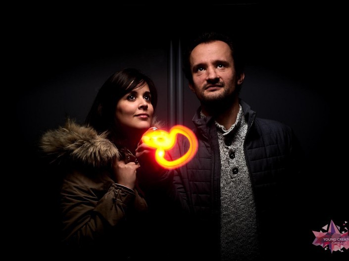 Light Painting pour sida sos a Namur