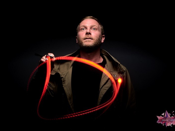 Light Painting pour sida sos a Namur