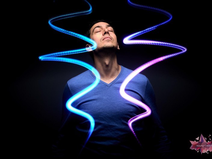 Light Painting pour sida sos a Namur