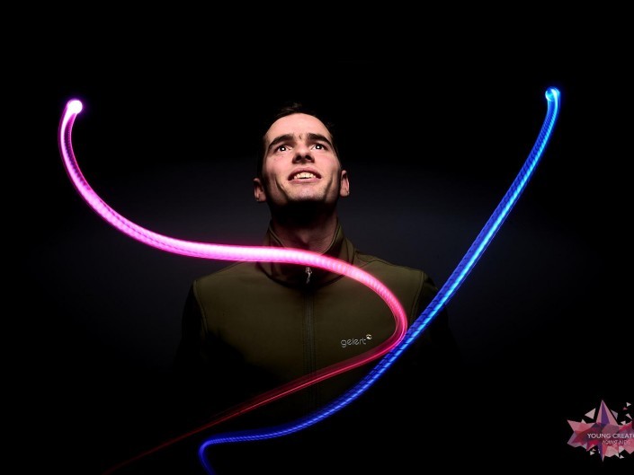 Light Painting pour sida sos a Namur