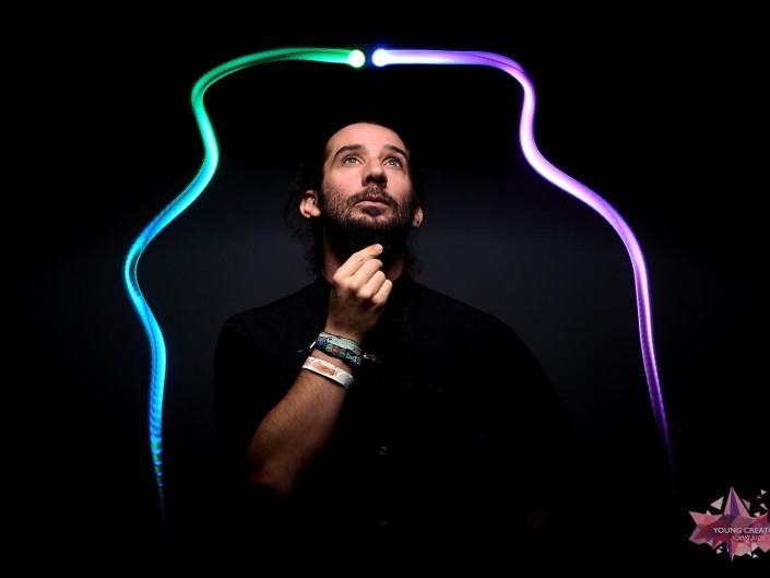 Light Painting pour sida sos a Namur