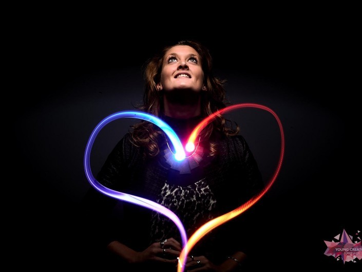 Light Painting pour sida sos a Namur