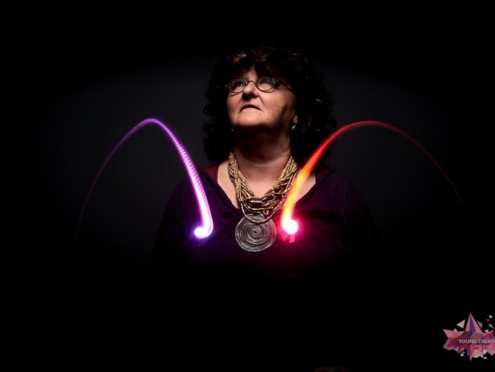 Light Painting pour sida sos a Namur