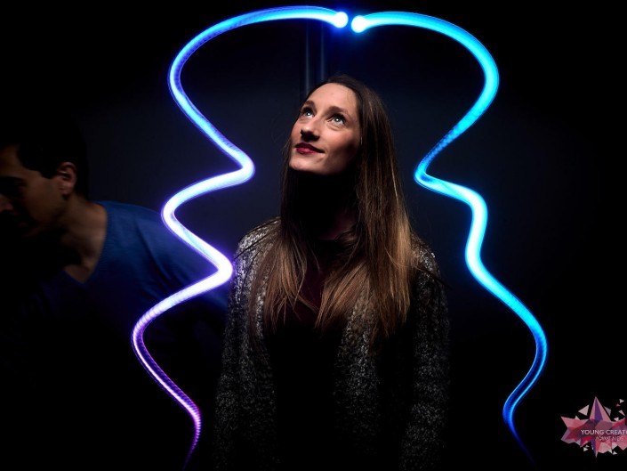 Light Painting pour sida sos a Namur