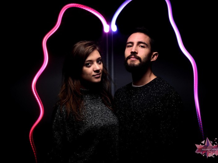 Light Painting pour sida sos a Namur