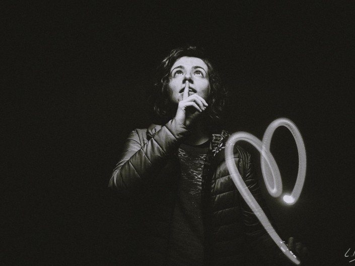 Light Painting pour sida sos a Namur